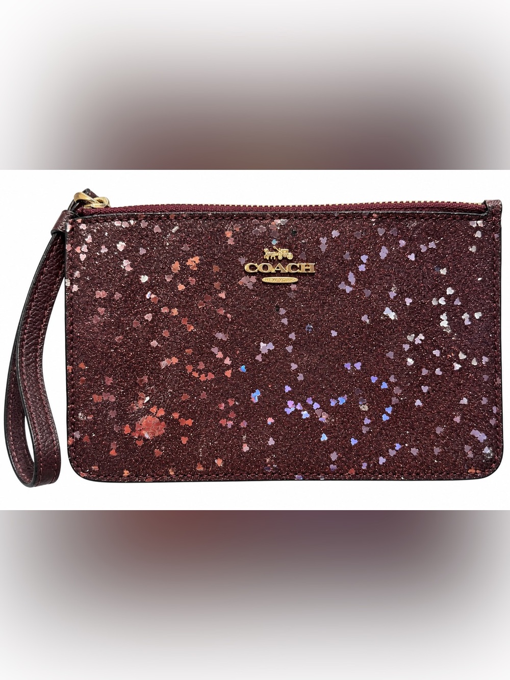 Coach Glitter Wristlet / Clutch